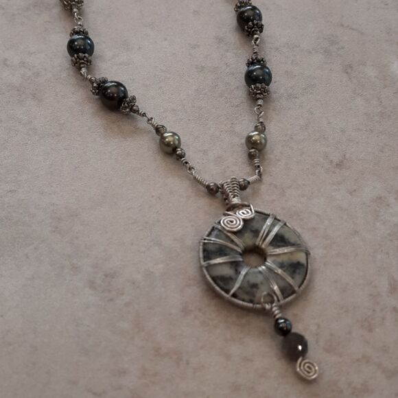 Art Fair Beaded Necklace  - Picture 1 of 10